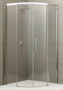 Novellini Rose douchecabine kwartrond 80x80CM helder glas Matchroom ROSER80-1B